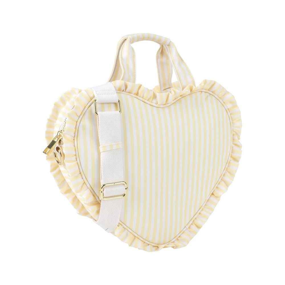 Stoney Clover Lane Ruffle Mini Heart Tote